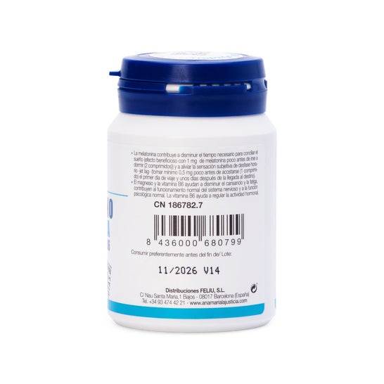 Ana Maria LaJusticia Tryptophane with Melatonin + Magnesium and B6 60 comp