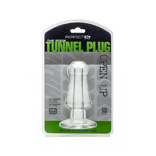 Perfect Fit Brand The Rook Tunnel Plug Transparent 1pc