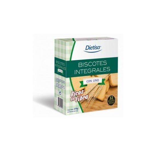 Dietisa Biscotti Avec Linge de Blé Entier 270g