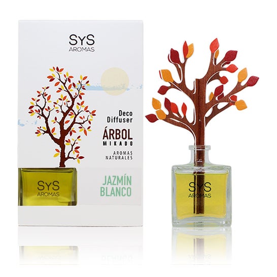 SYS Fragrances Assainisseur d'air Mikado Tree Jasmine White 90ml