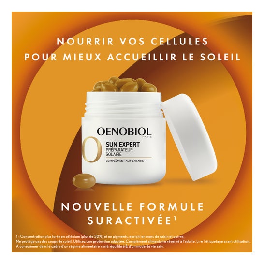 Oenobiol Sun Expert Préparateur Solaire 30 Capsules