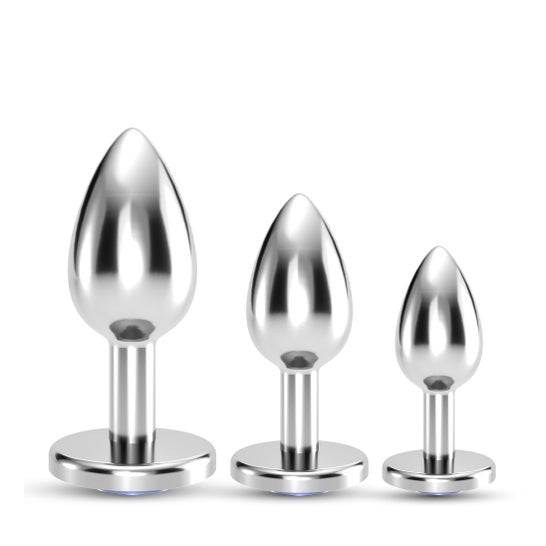 Crushious Set Bijou Anal Wet Train Trio Bleu
