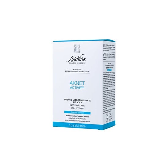 Bionike Aknet Active Peel Lotion Lingettes 10uts Bionike Aknet Active Peel Lotion Lingettes 10uts