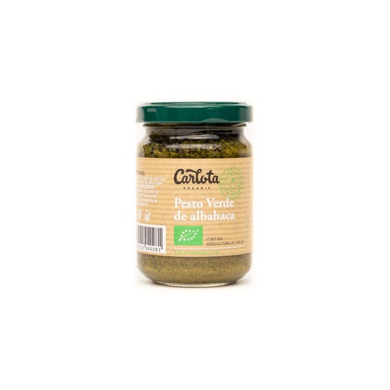 Carlota Organic Pesto Vert de Basilic 140g