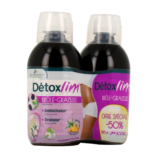 Les 3 Chênes Detoxlim Brûle-Graisses 2x500ml