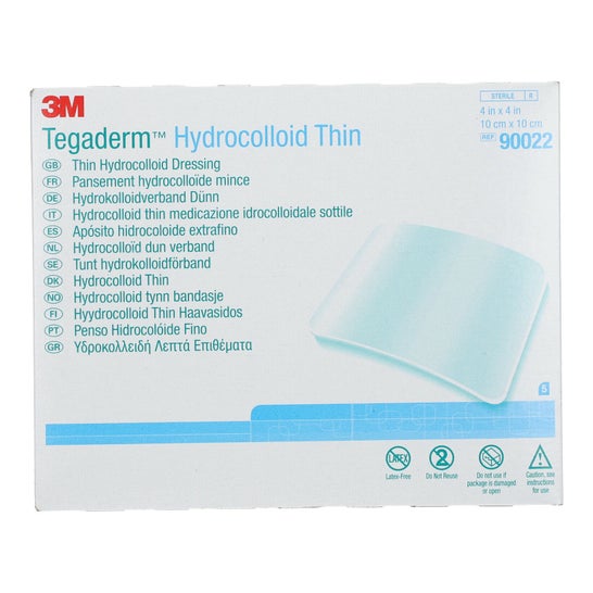 Tegaderm Hydrocolloid Thin Apósitos 10x10cm 5uds