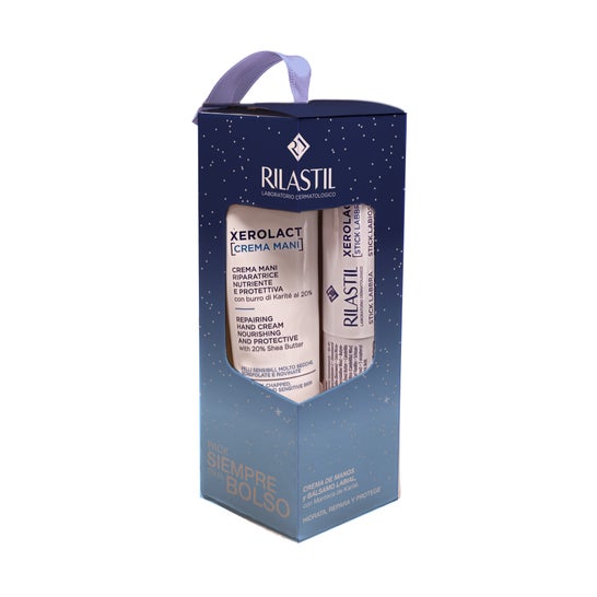 Rilastil Xerolact Stick Lèvres 4.8ml + Crème Mains 30ml