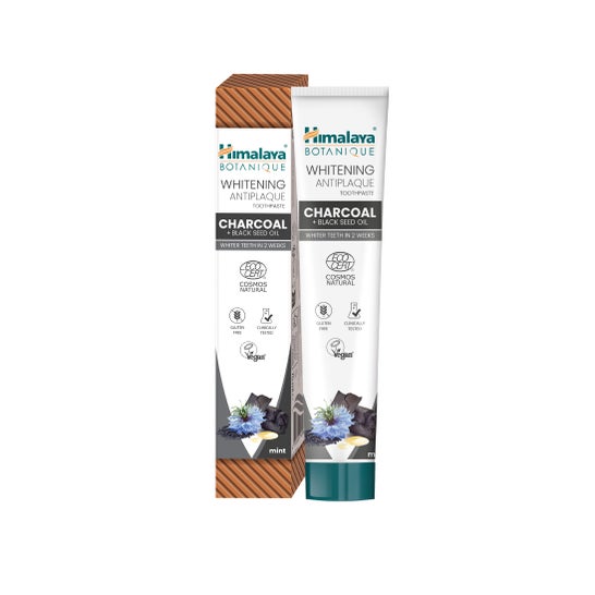 Himalaya Botanique Dentifrice blanchissant au charbon 75 ml