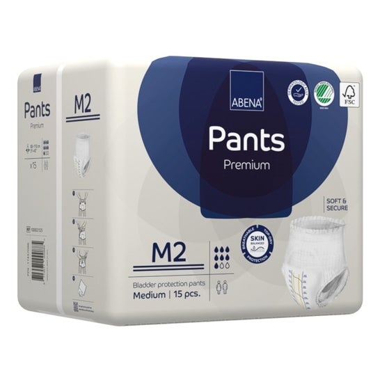 Abena Pants Premium M2 Medium 15uds