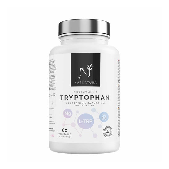 Natnatura Triptófano + Magnesio + Melatonina + Vitamina B6. 90