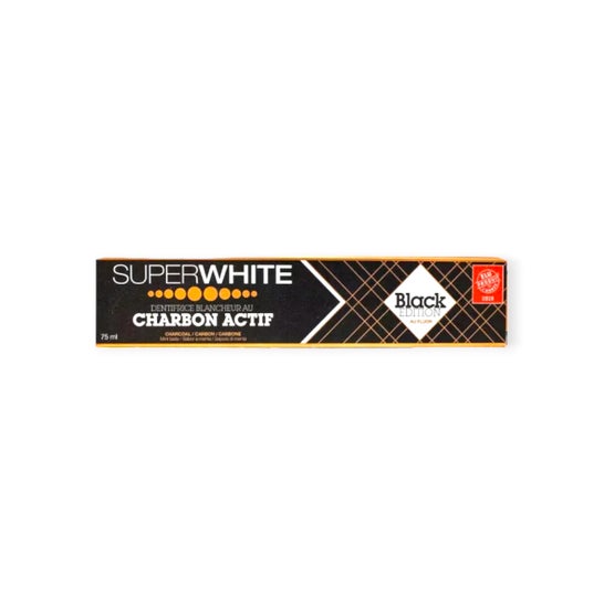 Superwhite Black Edition Dentifrice Blancheur Charbon Actif 75ml