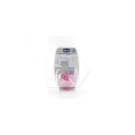 Tétine silicone Chicco™ anatomique physio anatomique 0 M+ rose