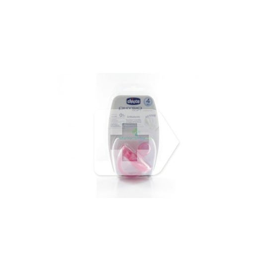 Tétine silicone Chicco™ anatomique physio anatomique 0 M+ rose