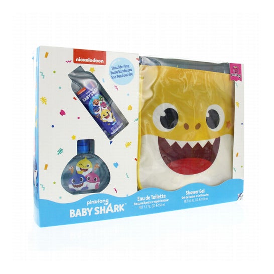Nickelodeon Baby Shark Set Sac Eau de Toilette + Gel Douche + Bandoulière