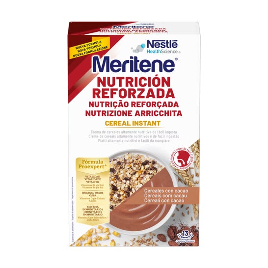 Nestlé Meritene Nutrition Renforcée Céréales Instantanées Céréales au Cacao 520g