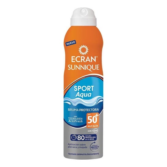 Ecran Sunnique Sport Aqua Protective Mist Spf50+ 250ml