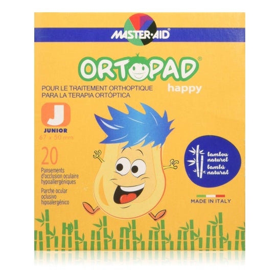 Ortopad™ Happy Pansements oculaires Junior 20 u.