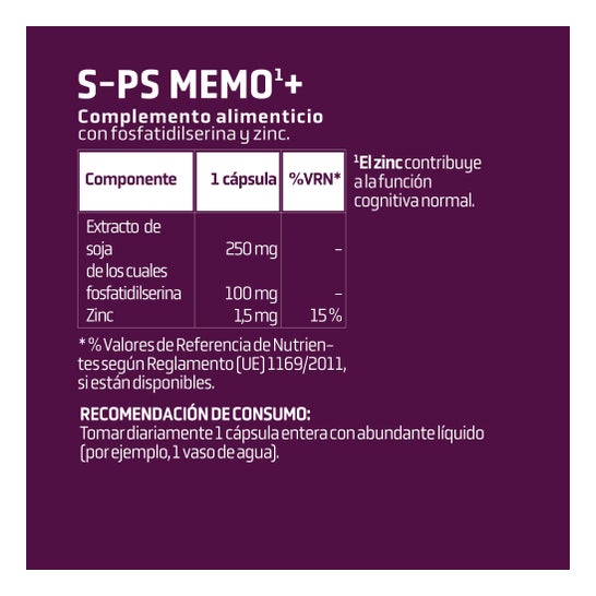 SPLMNT S-Ps Memo+ 30 Capsules