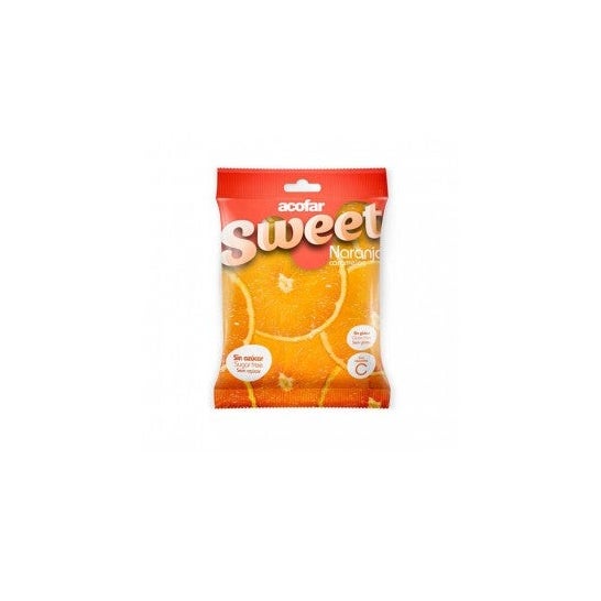 Acofarsweet bonbons sucre sucre orange saveur 60g