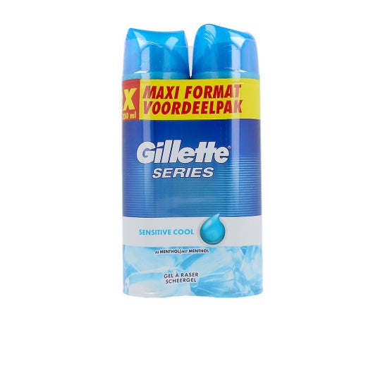 Gillette Series Sensitive Cool Gel 2x200ml