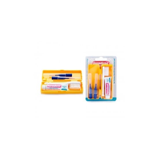Foradent Travel Set étui + dentifrice 5ml + 2 interdentales