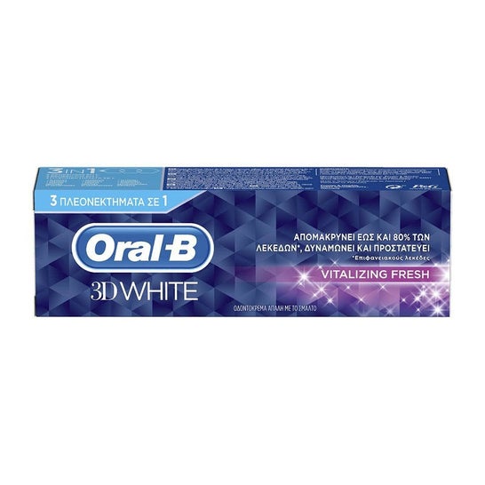 Oral-B 3D White Revitalizing Whiteness Dentifrice 75ml