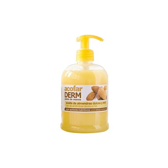 Savon pour les mains Acofarderm à l'amande douce 500 Ml