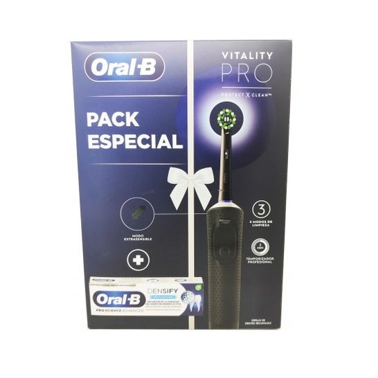 Oral-B Pack Vitality Pro Brosse Dents + Densify Dentifrice 75ml