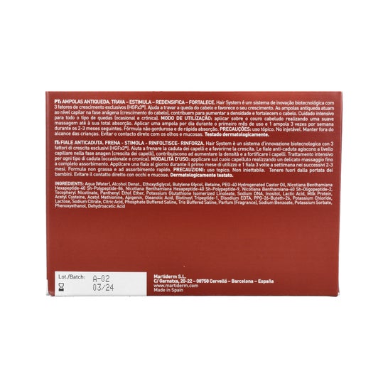 Martiderm Hair System Anti Hair-Loss Ampoules 28x3ml