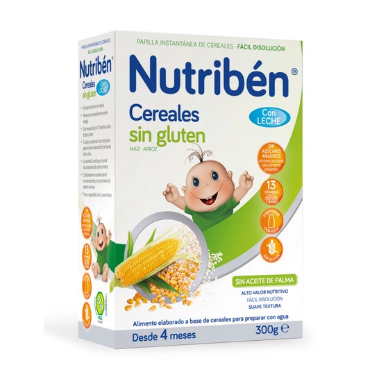 Nutribén™ céréales sans gluten avec lait adapté 300g