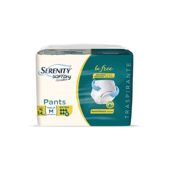 Serenity Pants Soft Dry Sensitive Couche Extra TL 14uts