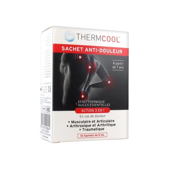 Thermcool Sachet Anti-Douleur Effect Thermique 3en1 10 Sachets