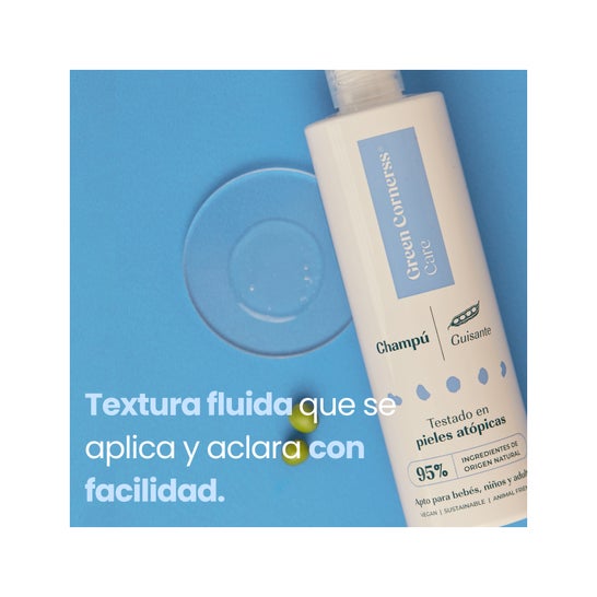 Green Cornerss Champu Guisante Cuero Cabelludo Sensible 300ml