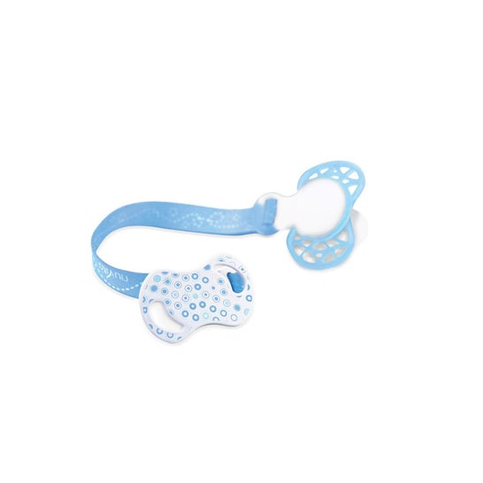 Nuvita Pacifier Holder With Ring Blue 1ut