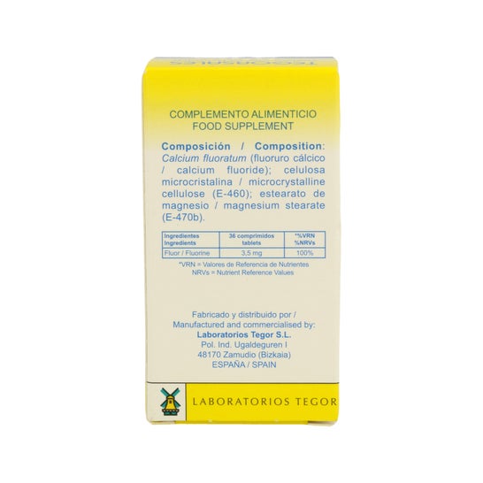 Tegor Tegorsal 1 Calcium Fluoratum 350comps