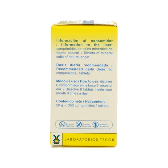 Tegor Tegorsal 1 Calcium Fluoratum 350comps