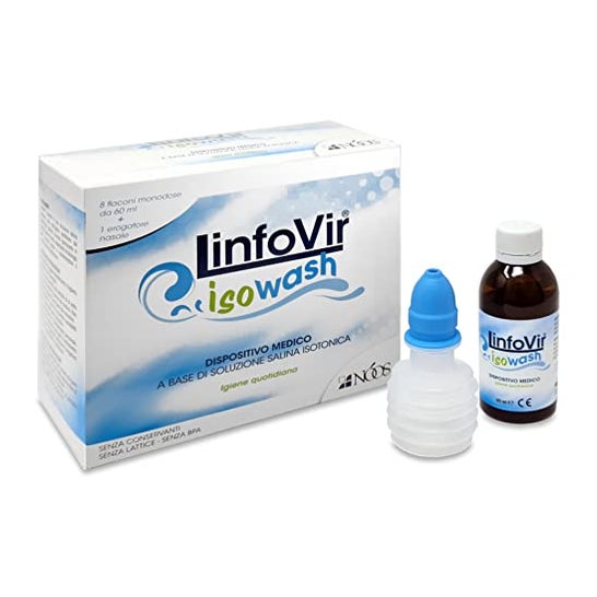 Linfovir Isowash Solution Saline Isotonique 8x60ml