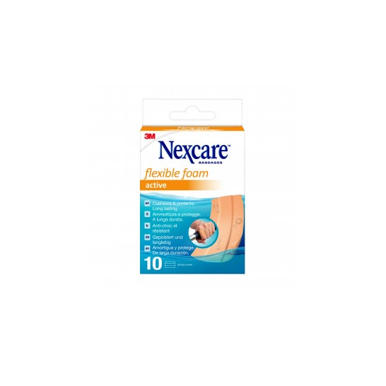 Nexcare™ Pansements adhésifs actifs 10x6cm 5uds 5uds