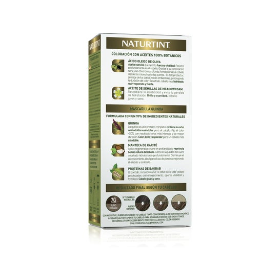 Teinture dorée Naturtint 7G RuBio