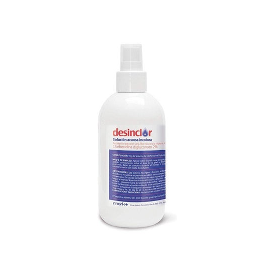 Desinclor Solution Aqueuse Incolore Chlorhexidine 2% Spray 250ml