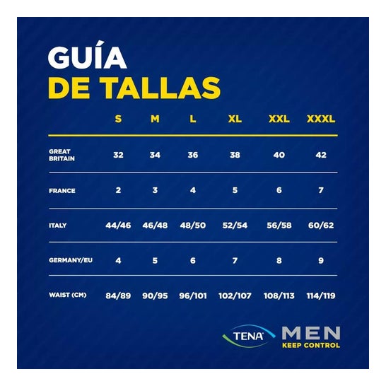 Tena Men Boxer Lavable Noir L 1 Unité Tena Men Boxer Lavable Noir L 1 Unité