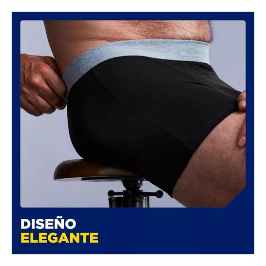 Tena Men Boxer Lavable Noir L 1 Unité Tena Men Boxer Lavable Noir L 1 Unité