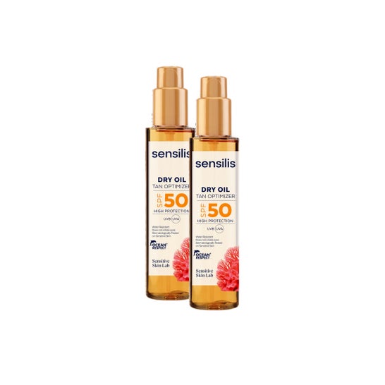 Sensilis Huile Sèche Optimiseur de Bronzage SPF50 2x150 ml