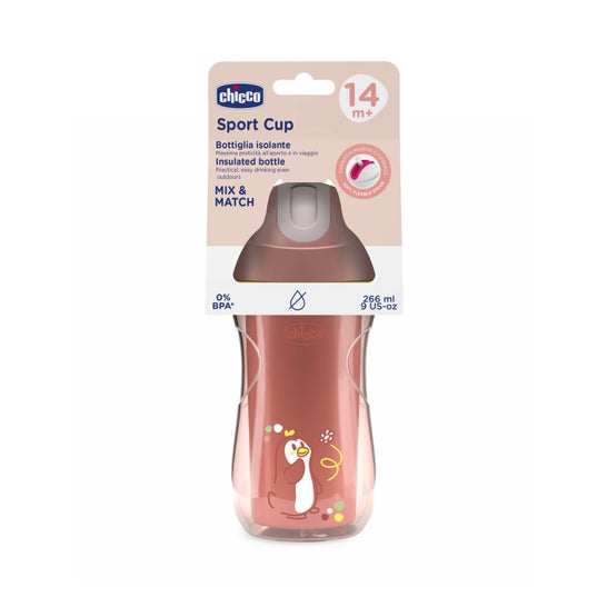 Chicco Sport Cup Thermique 14M+ Rose 200ml