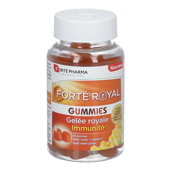 Forte Pharma Gelée Royale Gummies Goût Miel et Citron 60uts Forte Pharma Gelée Royale Gummies Goût Miel et Citron 60uts