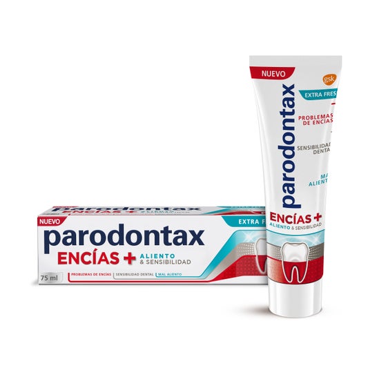 Parodontax Encías + Aliento & Sensibilidad Extra Fresh 75ml