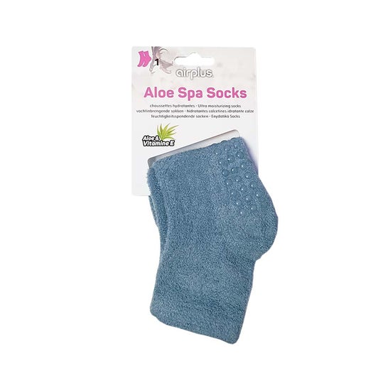 Airplus Chaussettes Aloe Spa Socks Bleu Glacier 39-42 1 Paire