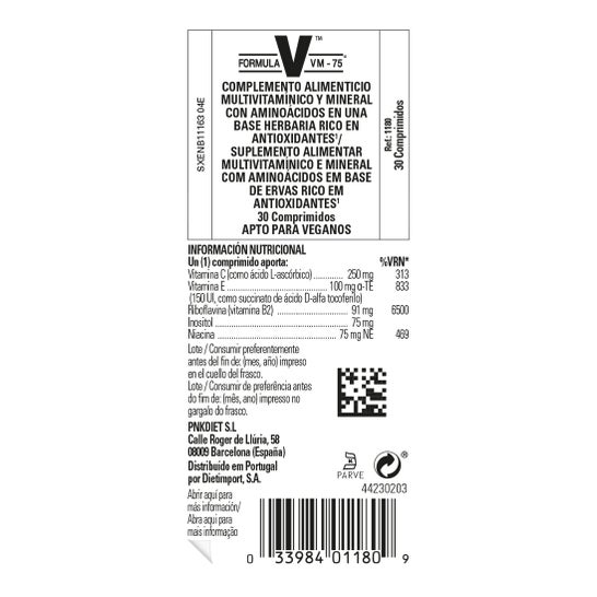 Solgar Formula VM-75 30 gélules