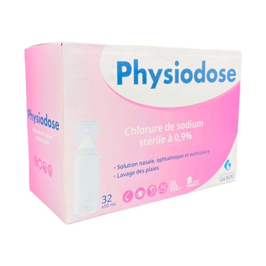 PHYSIODOSE Sérum Physiologique Stérile Naturel (40x5mL) - Pharmacie Veau