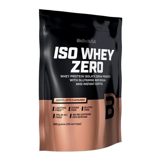 BioTech USA Iso Whey Zero Lactose Free Caffe Latte 500g BioTech USA Iso Whey Zero Lactose Free Caffe Latte 500g
